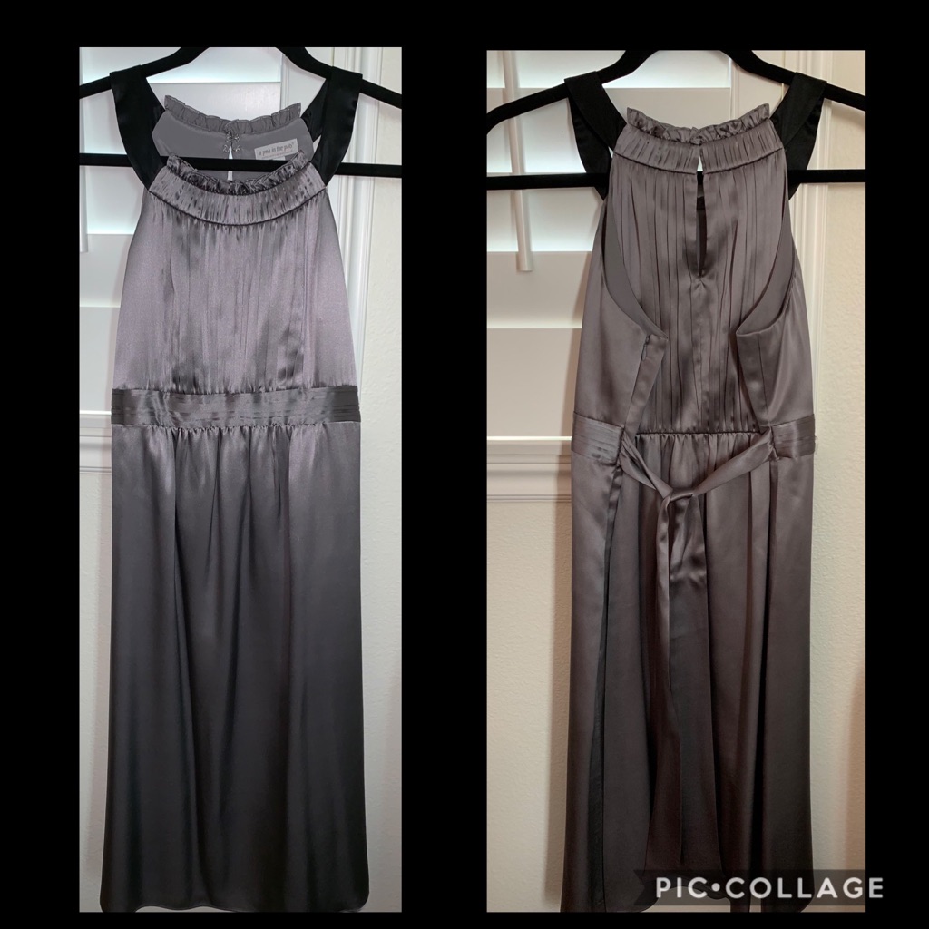 Pea In A Pod Formal Silk Dress Size Small (4/6)